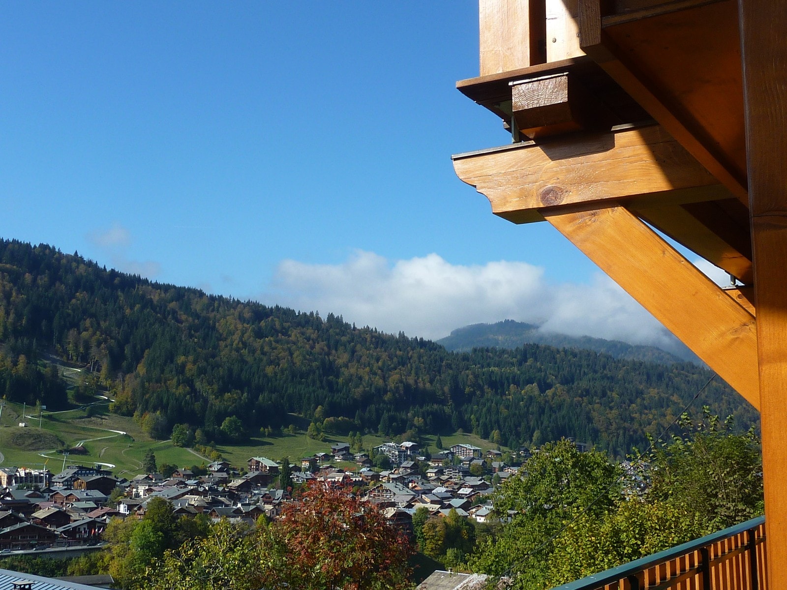 La vista desde el chalet 1