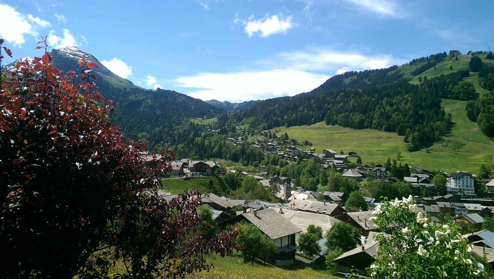 La vista desde el chalet 2