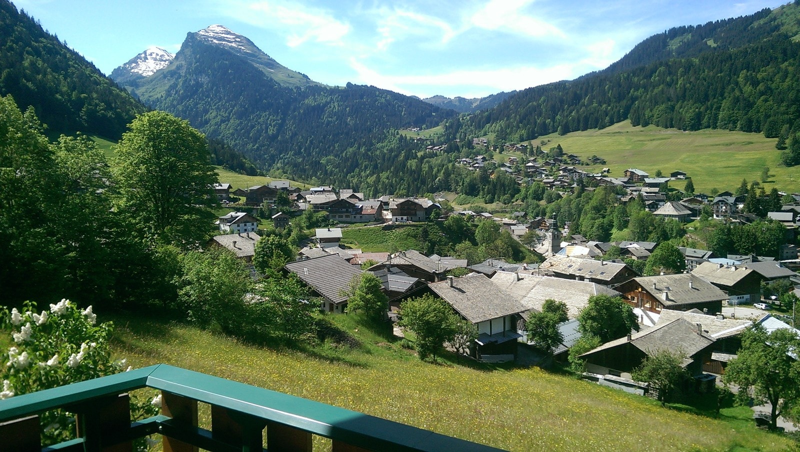 La vista desde el chalet 5
